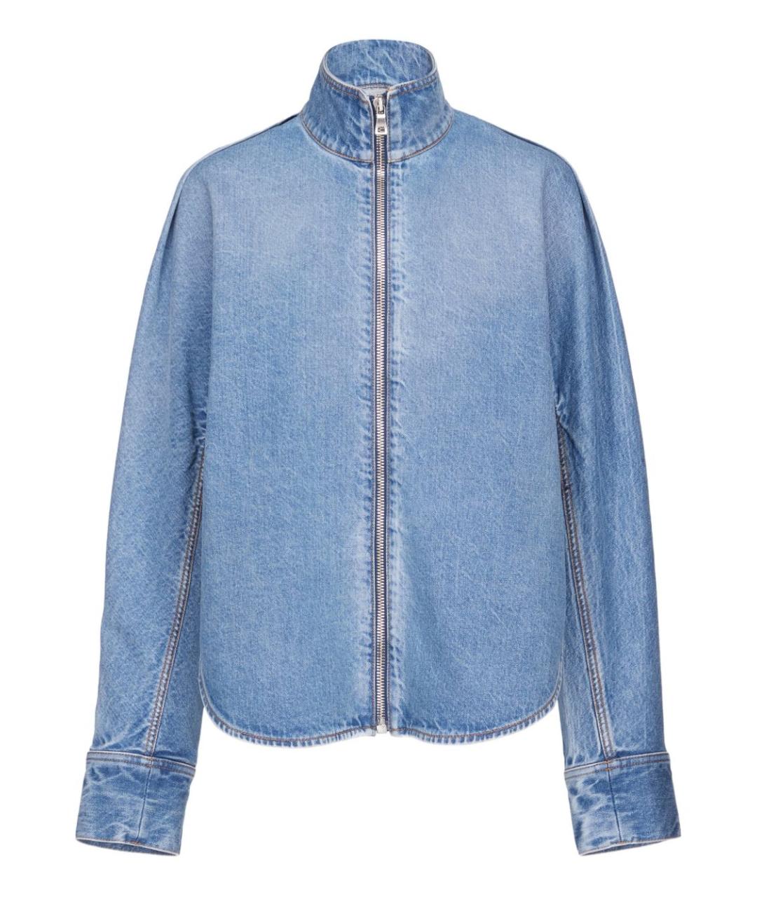 ALAIA Голубая хлопковая рубашка, фото 1