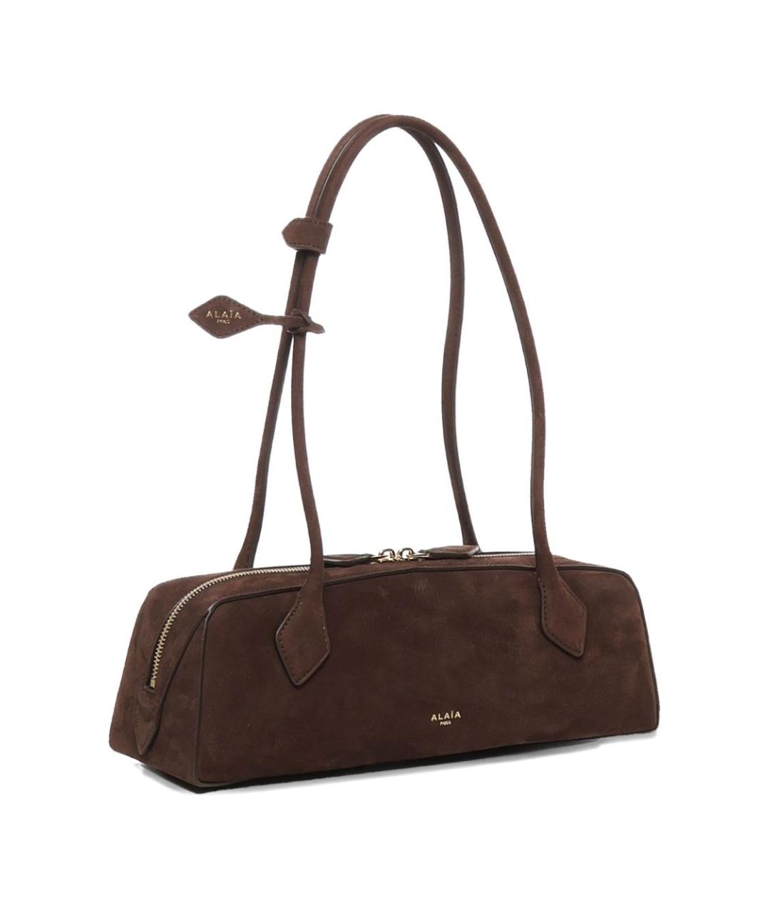 ALAIA Коричневая кожаная сумка через плечо, фото 2