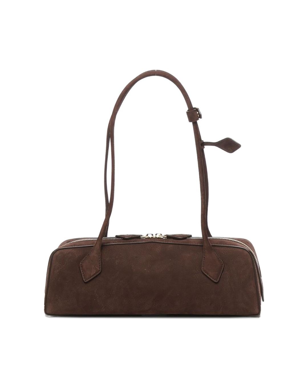 ALAIA Коричневая кожаная сумка через плечо, фото 3