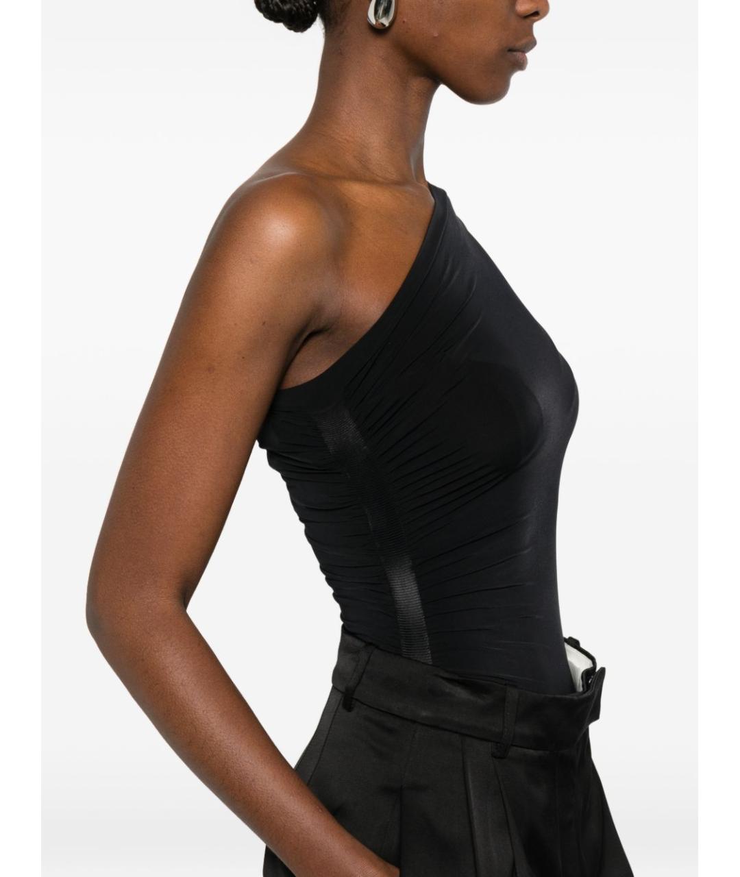 WOLFORD Черное полиамидовое боди, фото 3