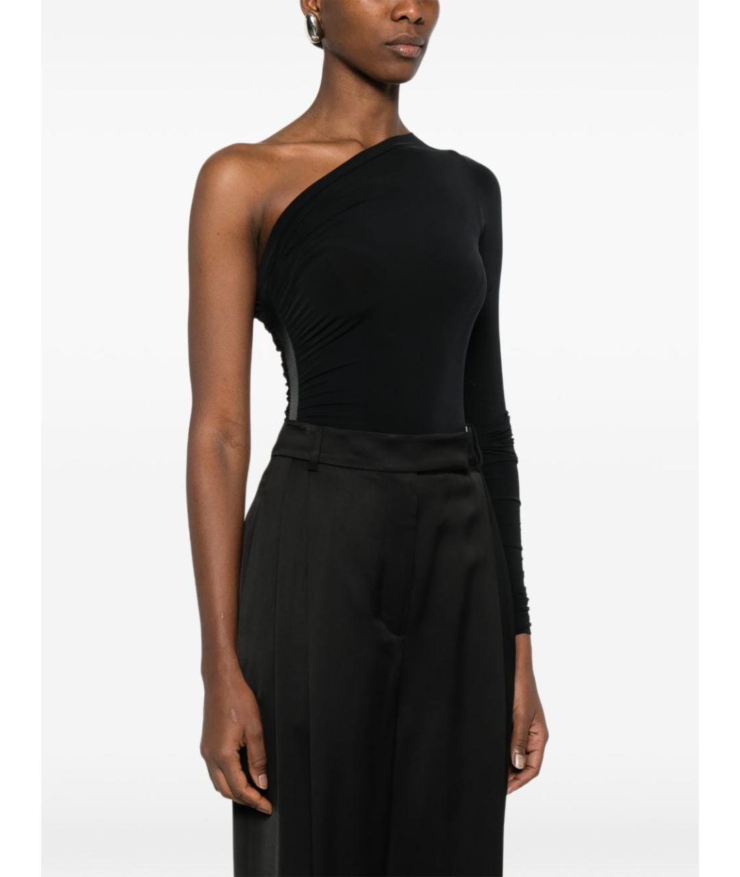 WOLFORD Черное полиамидовое боди, фото 4