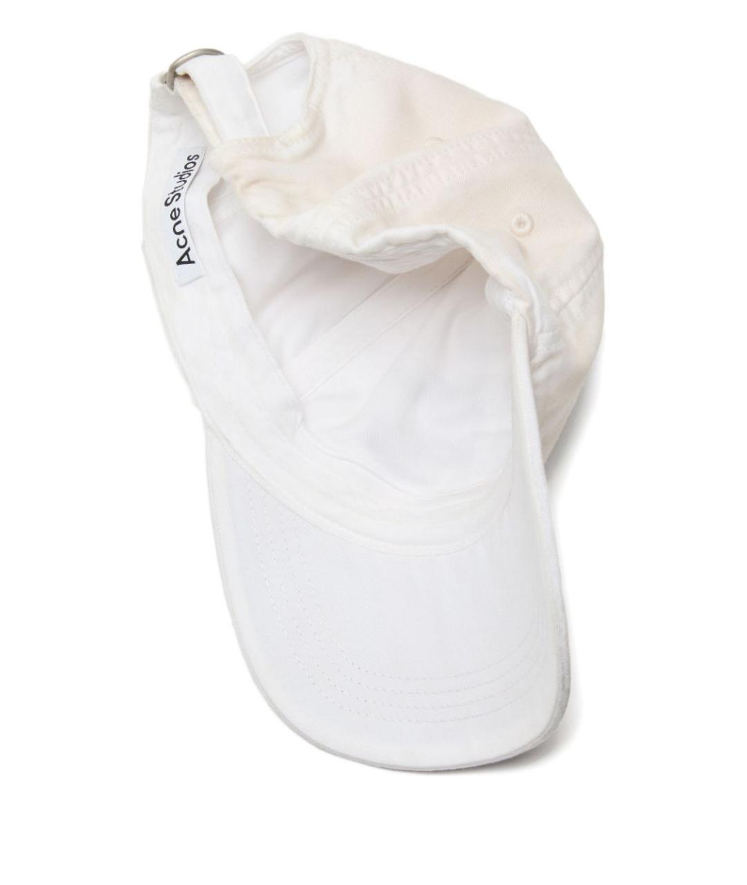 ACNE STUDIOS Белая хлопковая кепка/бейсболка, фото 2