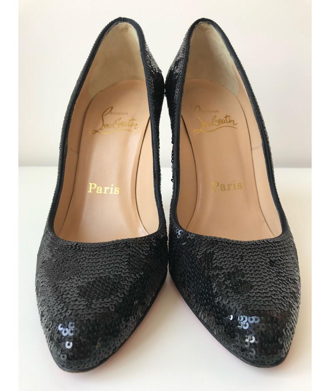 CHRISTIAN LOUBOUTIN Черные туфли, фото 2