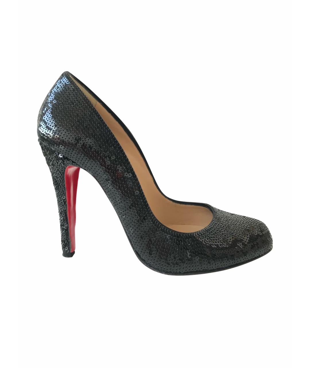 CHRISTIAN LOUBOUTIN Черные туфли, фото 1