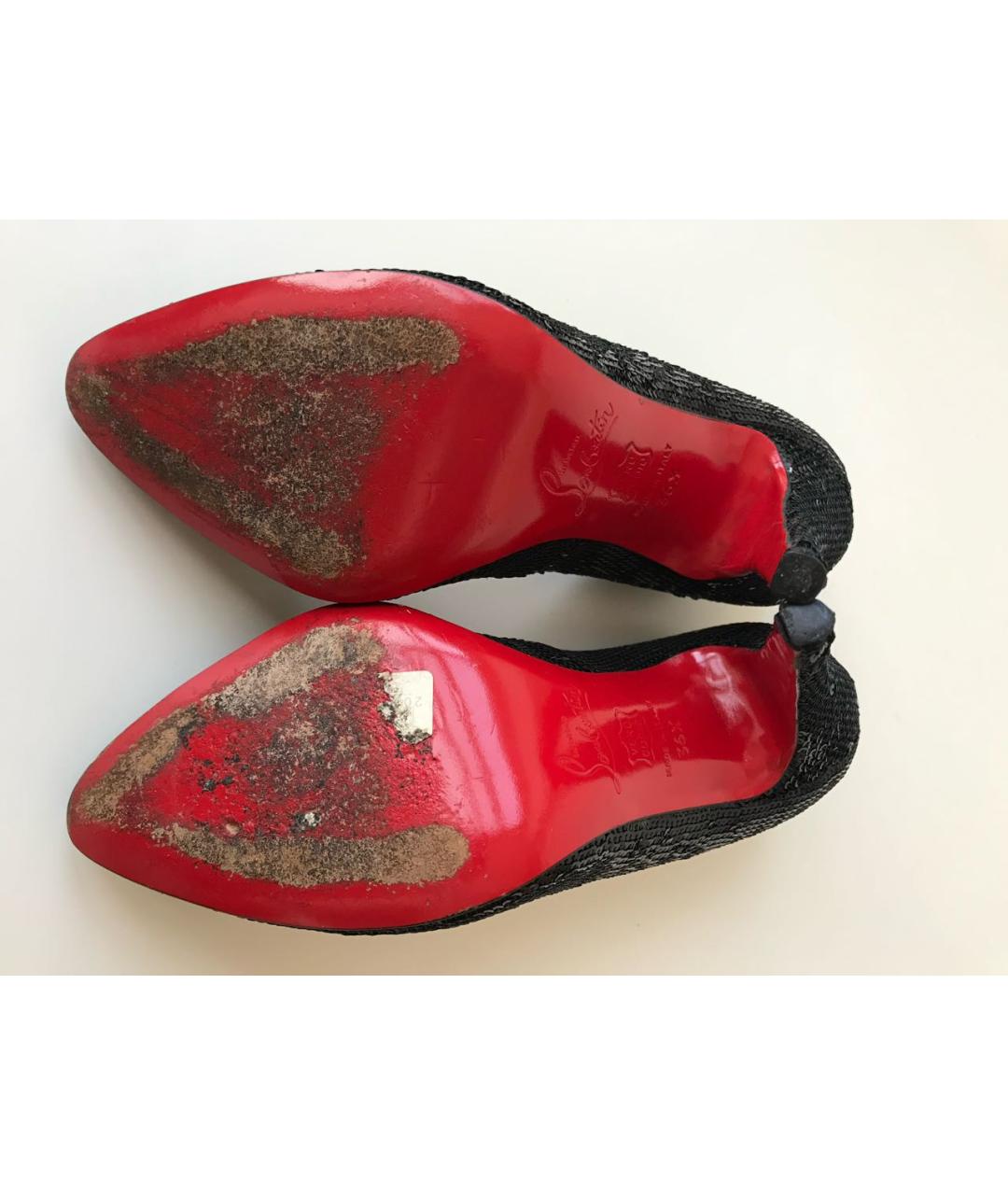 CHRISTIAN LOUBOUTIN Черные туфли, фото 7
