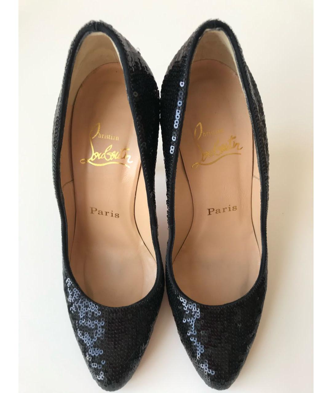 CHRISTIAN LOUBOUTIN Черные туфли, фото 3