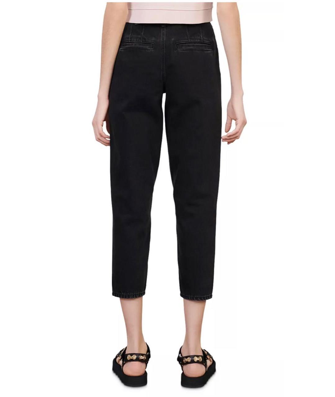 MAJE Антрацитовые хлопковые джинсы слим, фото 5