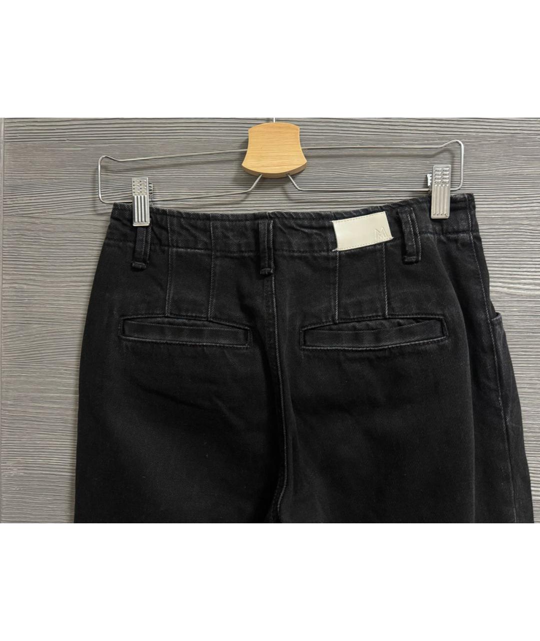 MAJE Антрацитовые хлопковые джинсы слим, фото 3