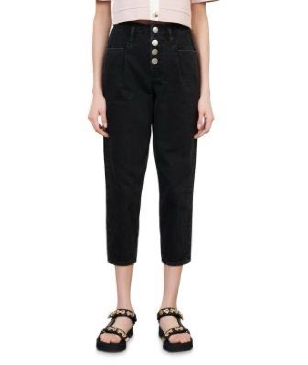 MAJE Антрацитовые хлопковые джинсы слим, фото 9