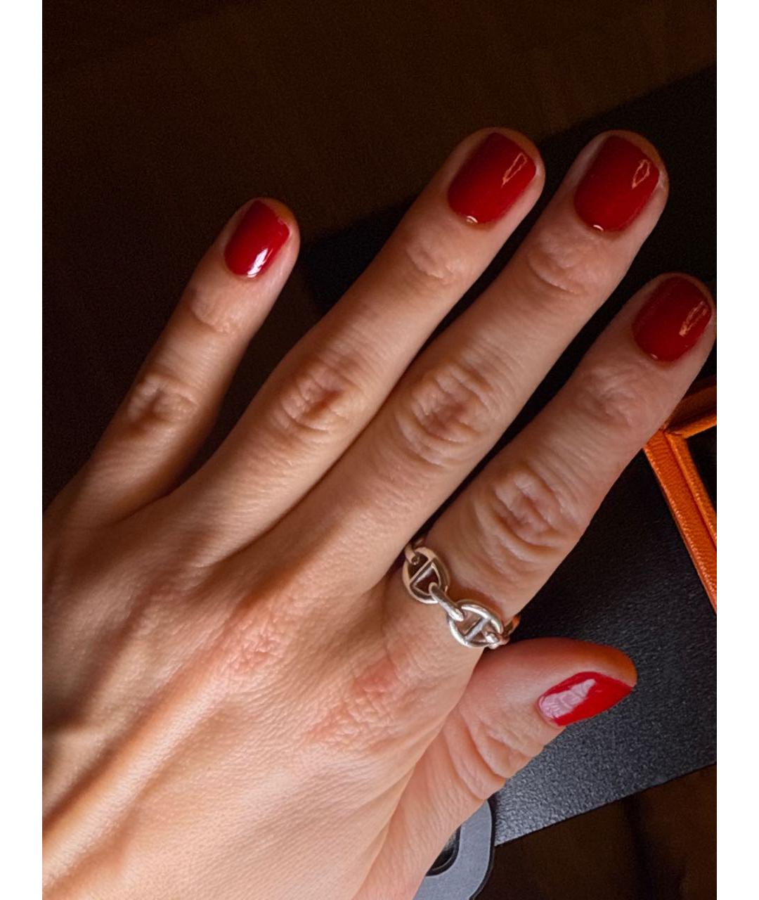 HERMES Серебряное кольцо, фото 6