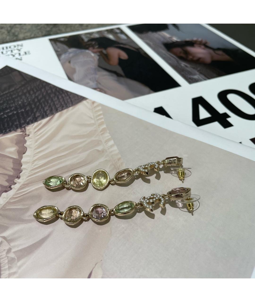 CHANEL Мульти металлические серьги, фото 3