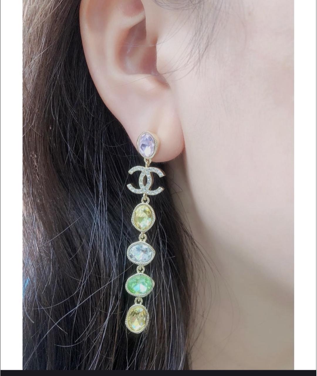 CHANEL Мульти металлические серьги, фото 5