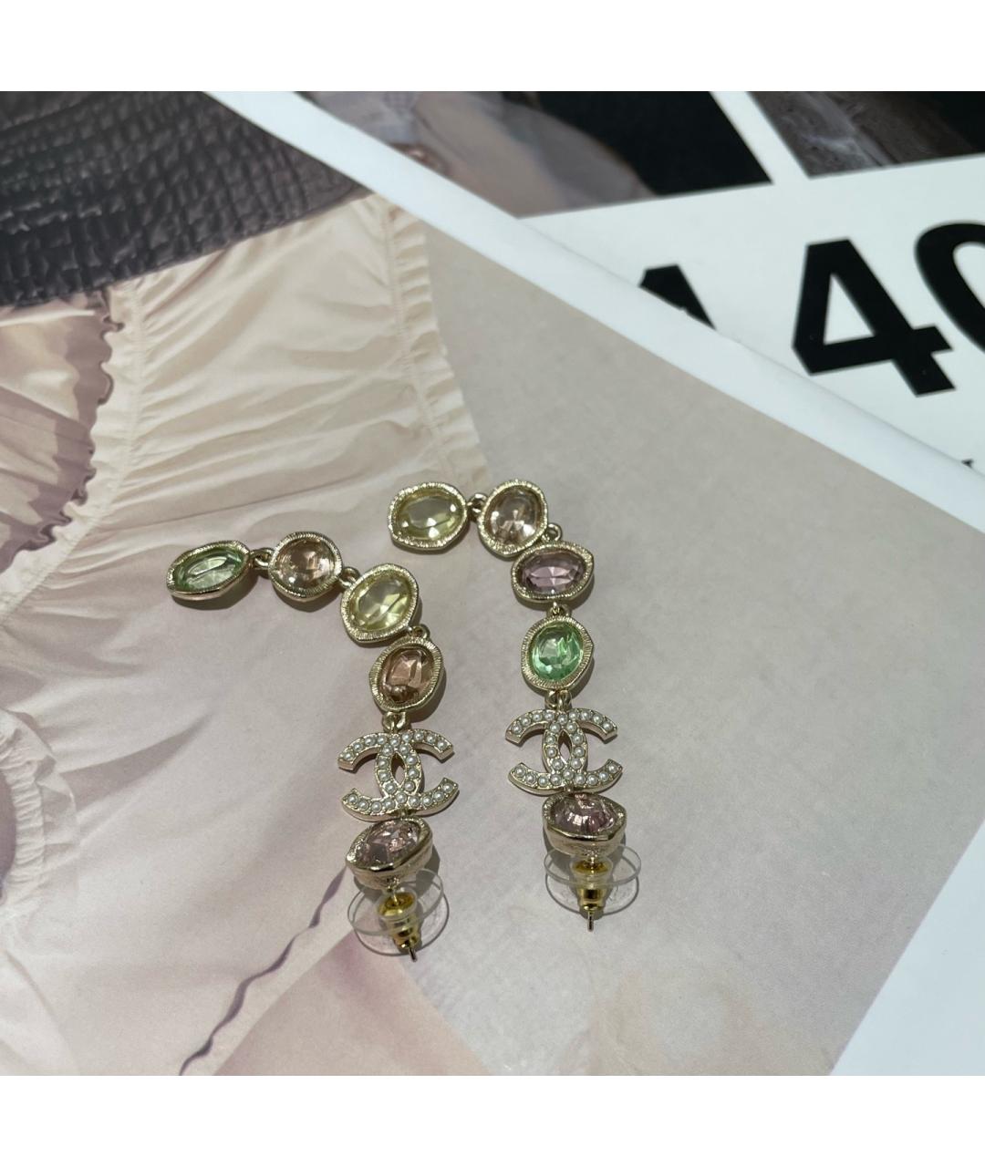 CHANEL Мульти металлические серьги, фото 4