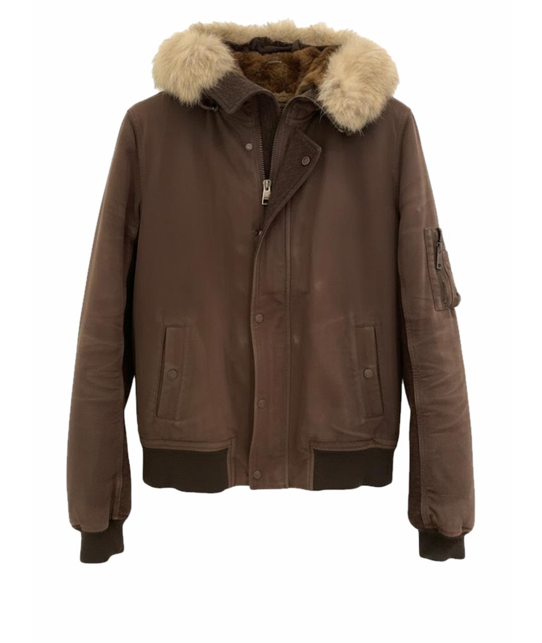 ARMY YVES SALOMON Хаки меховая парка, фото 1