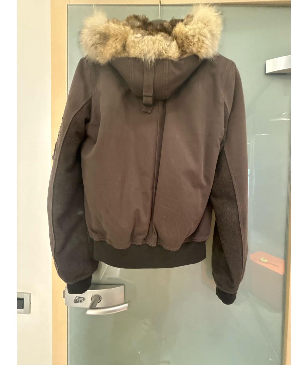 ARMY YVES SALOMON Хаки меховая парка, фото 2