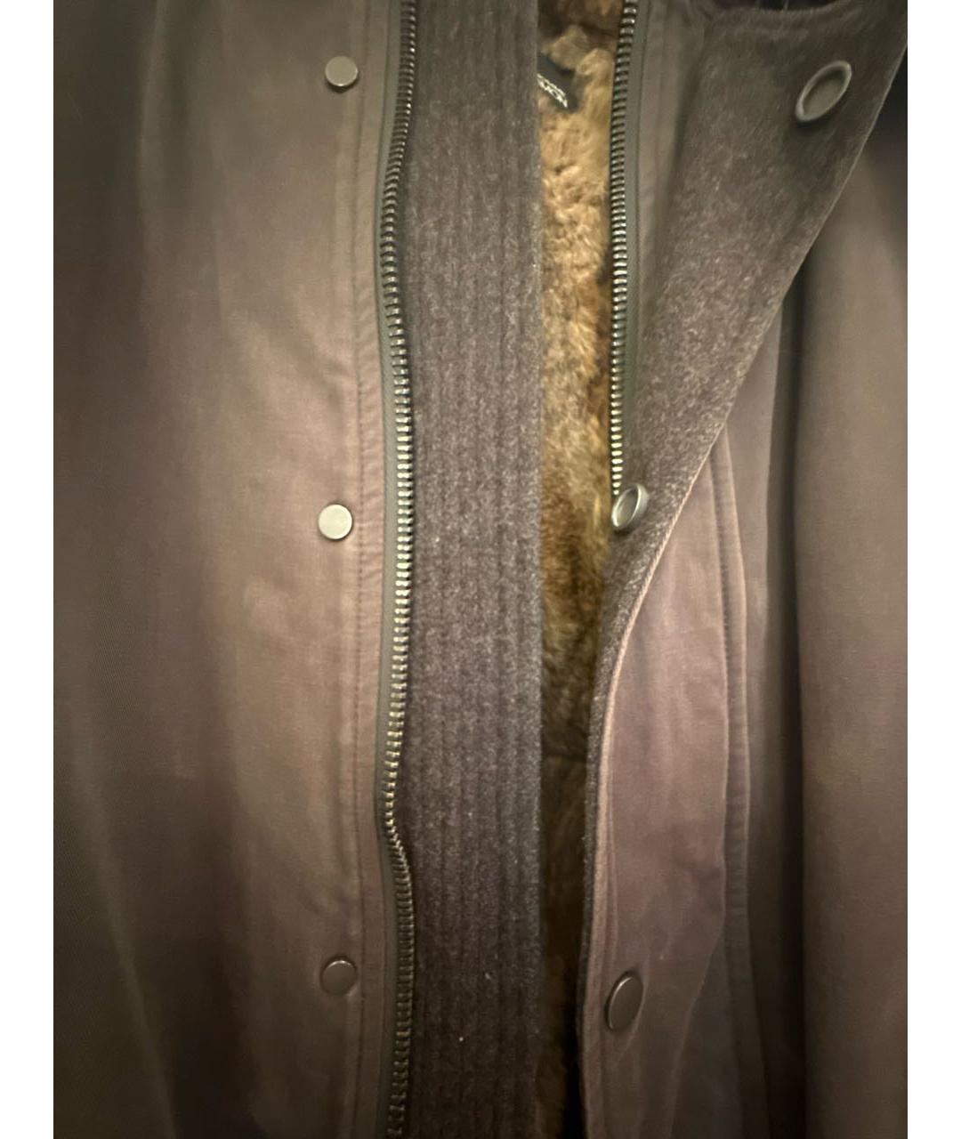 ARMY YVES SALOMON Хаки меховая парка, фото 4