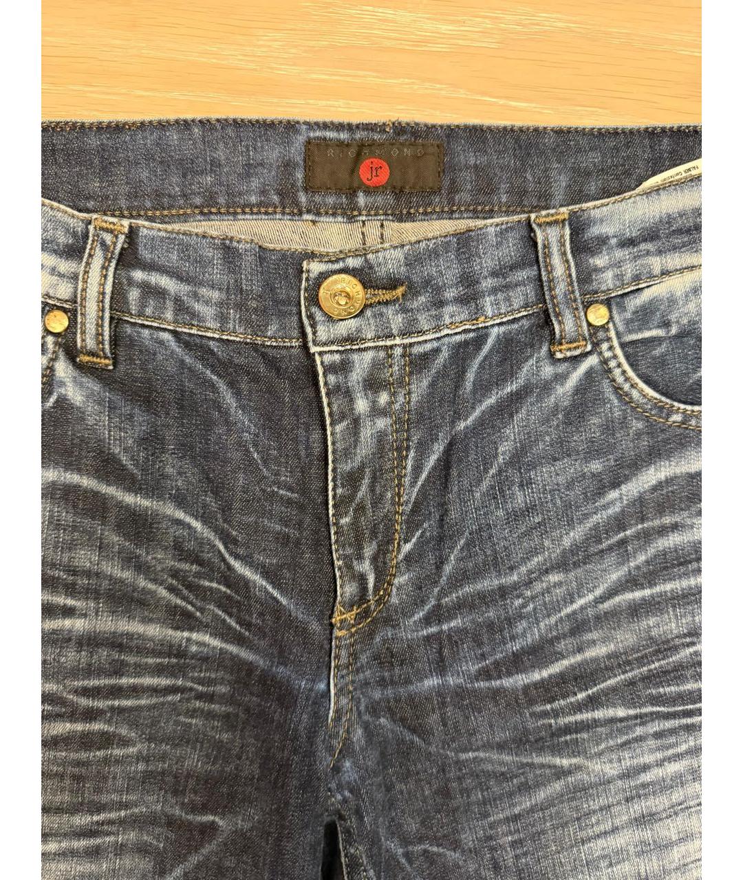 JOHN RICHMOND Темно-синие деним детские джинсы, фото 2