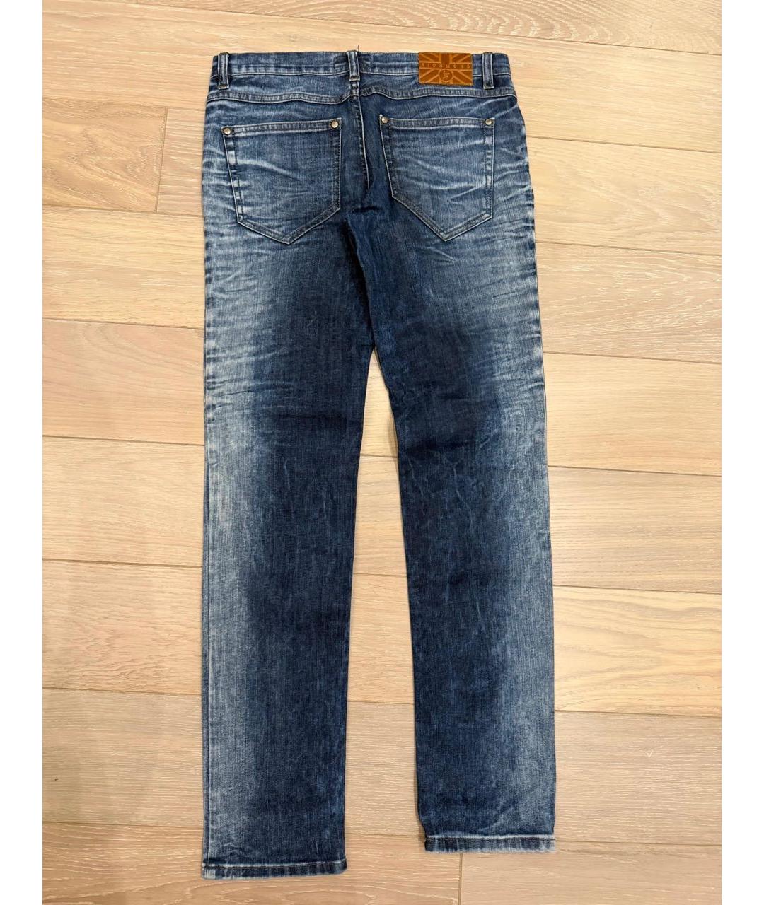 JOHN RICHMOND Темно-синие деним детские джинсы, фото 4