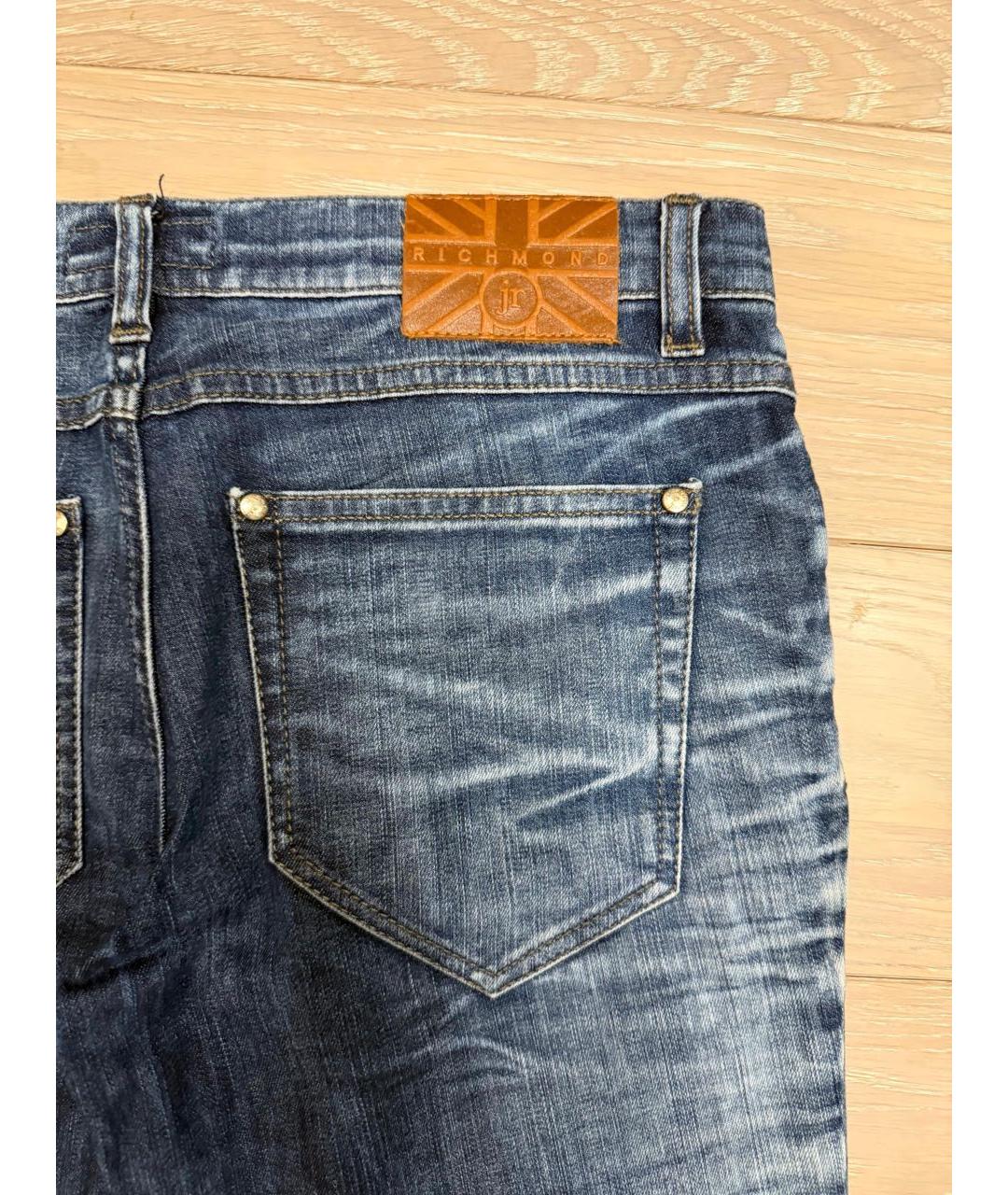 JOHN RICHMOND Темно-синие деним детские джинсы, фото 3