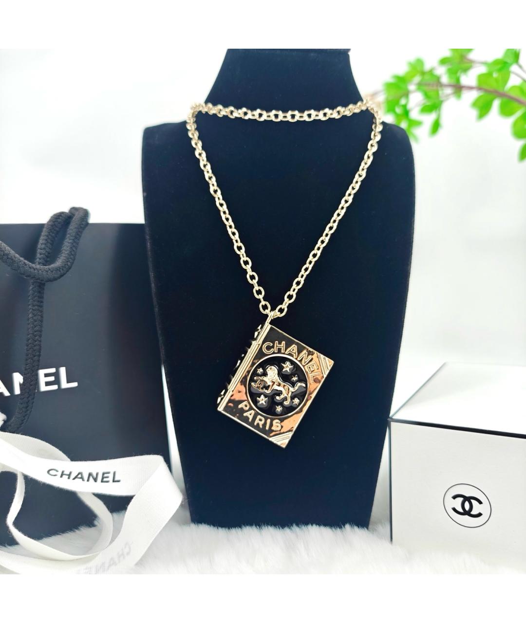 CHANEL Золотое колье, фото 8