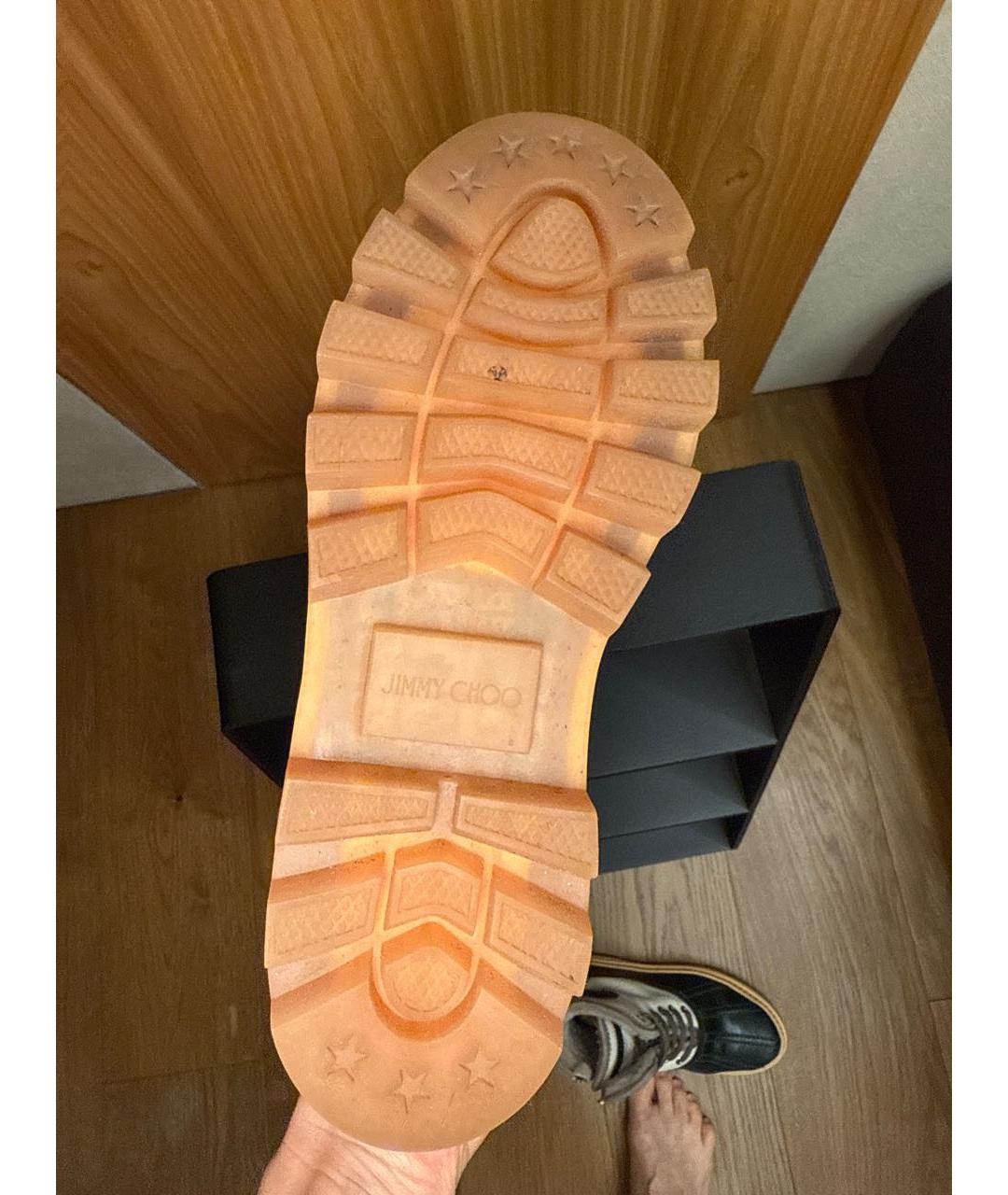 JIMMY CHOO Мульти кожаные ботинки, фото 4