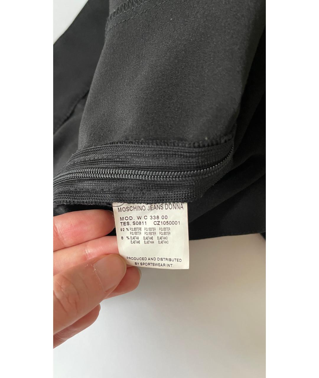 MOSCHINO Черный полиэстеровый корсет, фото 5