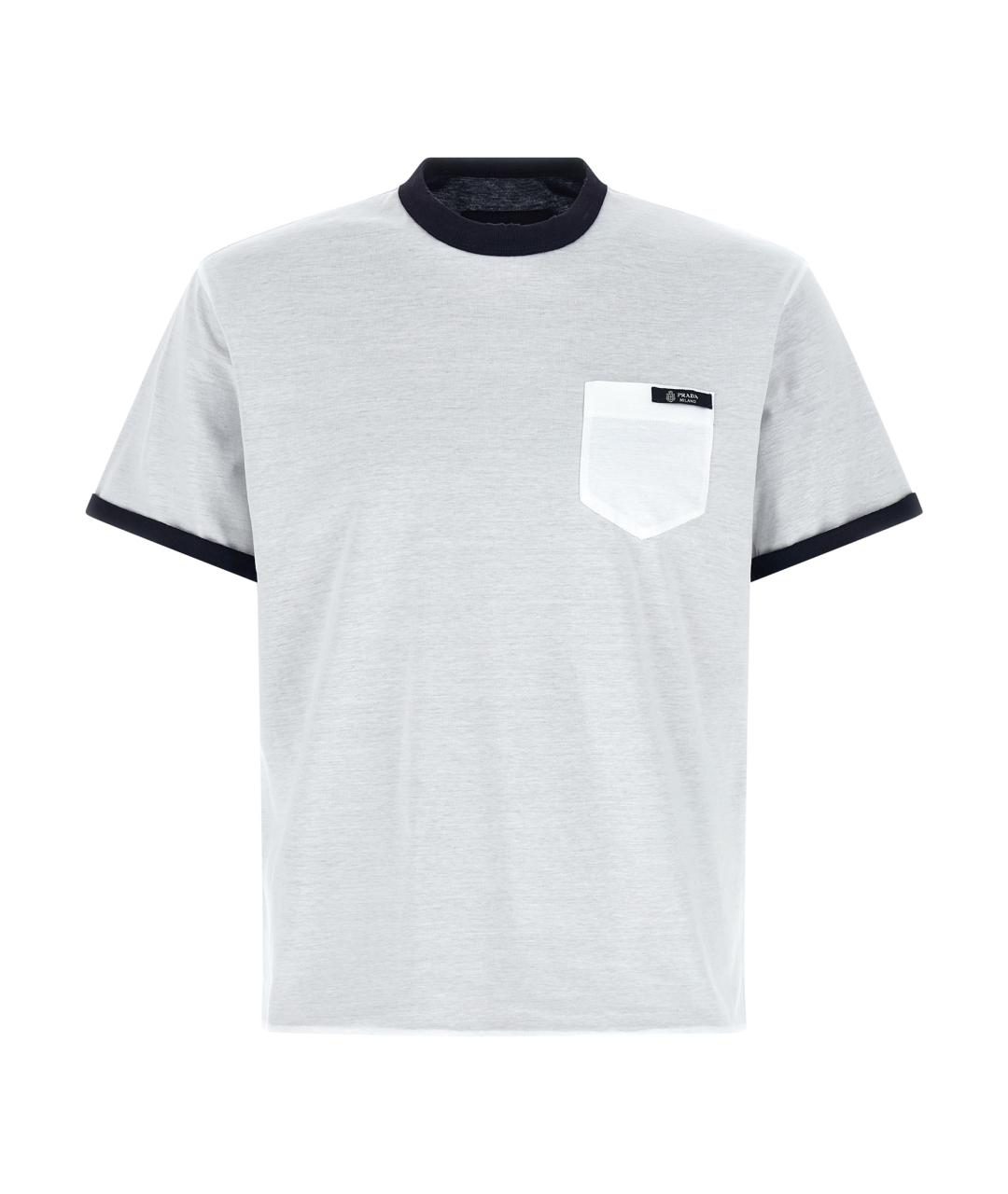 PRADA Мульти хлопковая футболка, фото 1