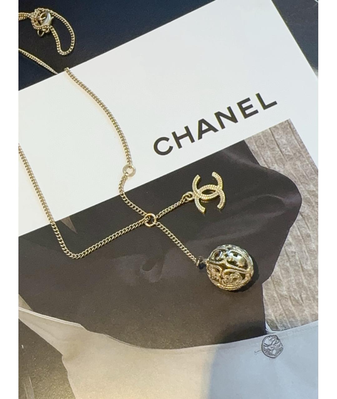 CHANEL Золотое колье, фото 6