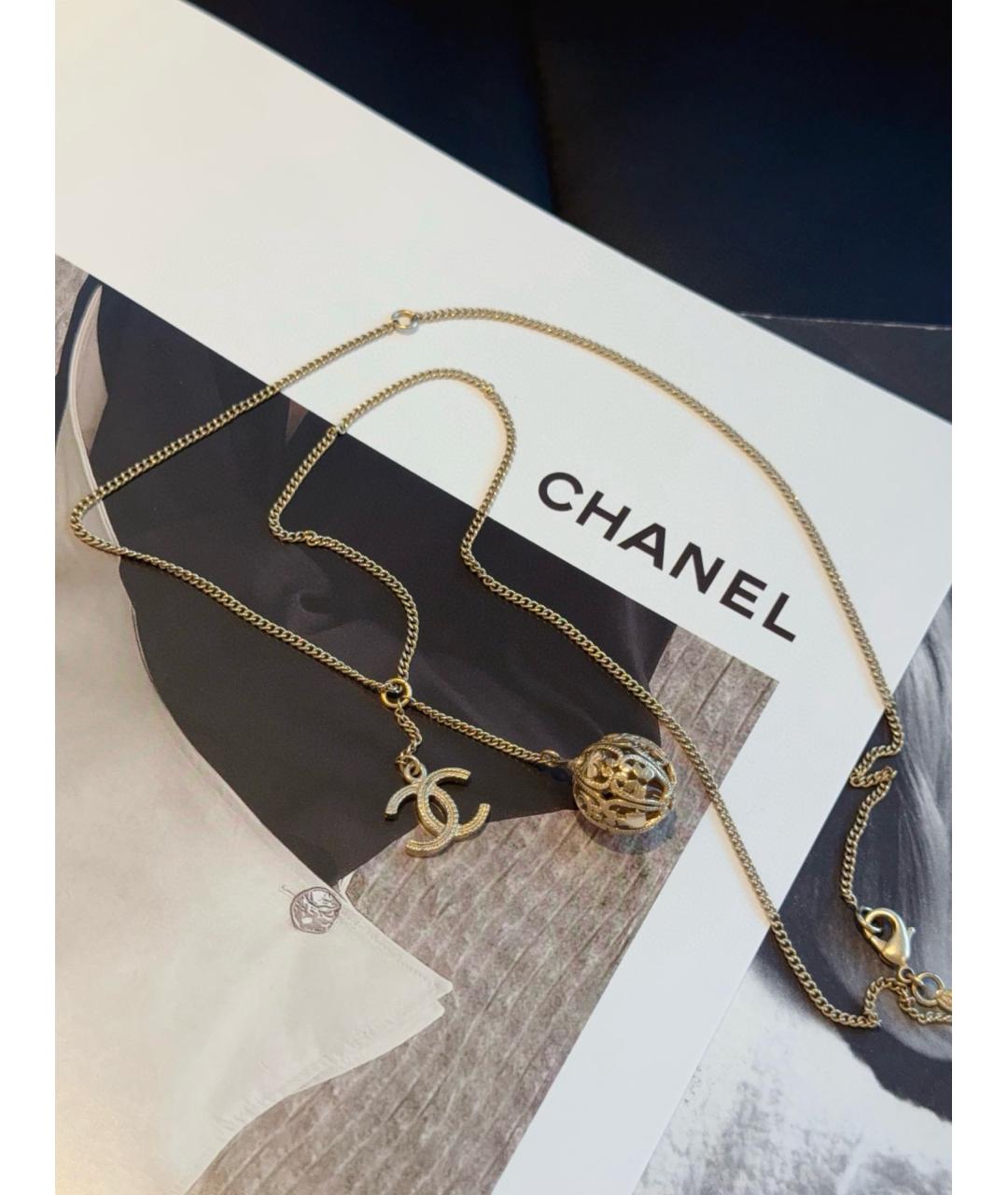 CHANEL Золотое колье, фото 5