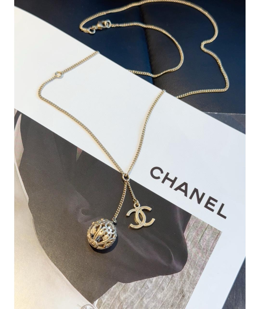 CHANEL Золотое колье, фото 2
