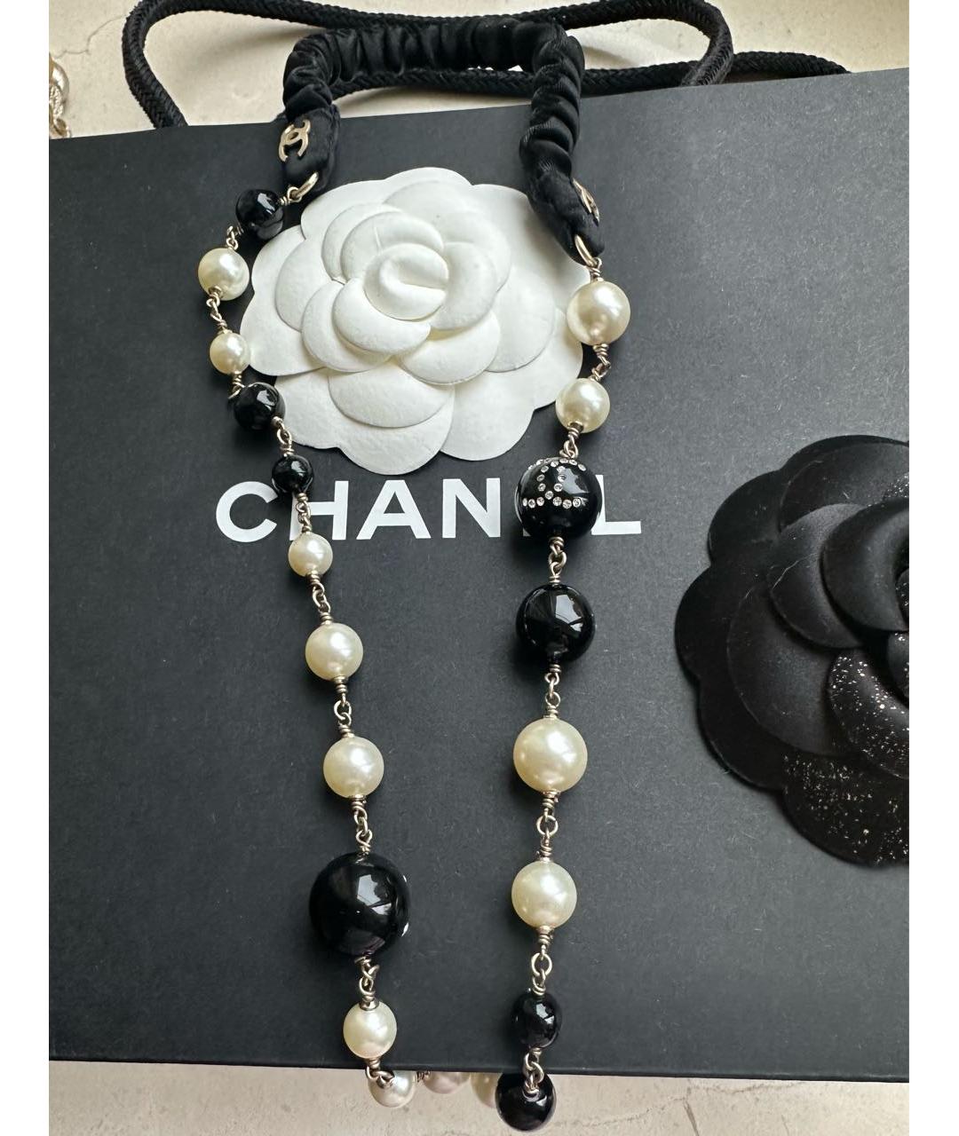 CHANEL Золотое латунное колье, фото 4