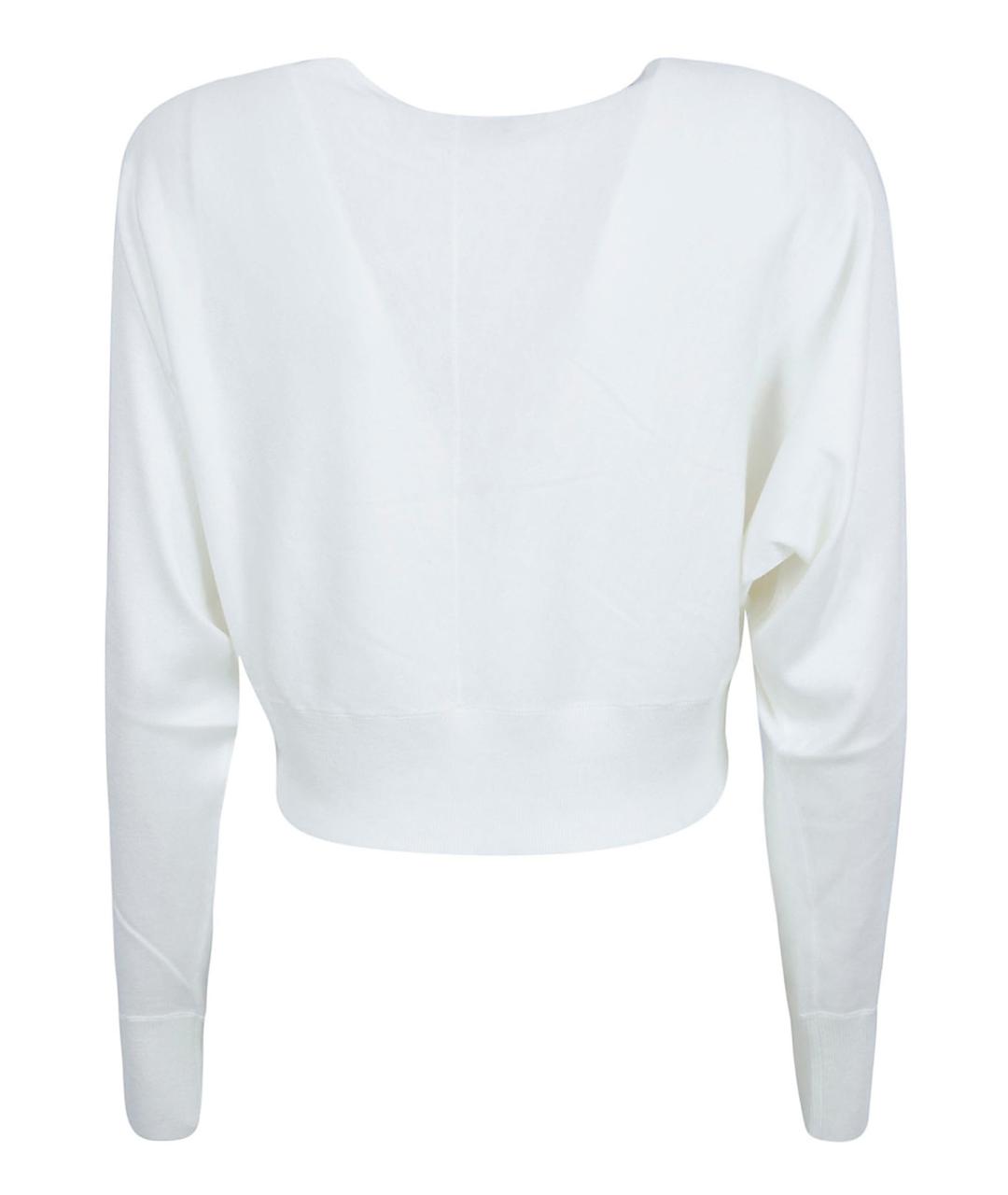 FABIANA FILIPPI Белый шелковый кардиган, фото 2