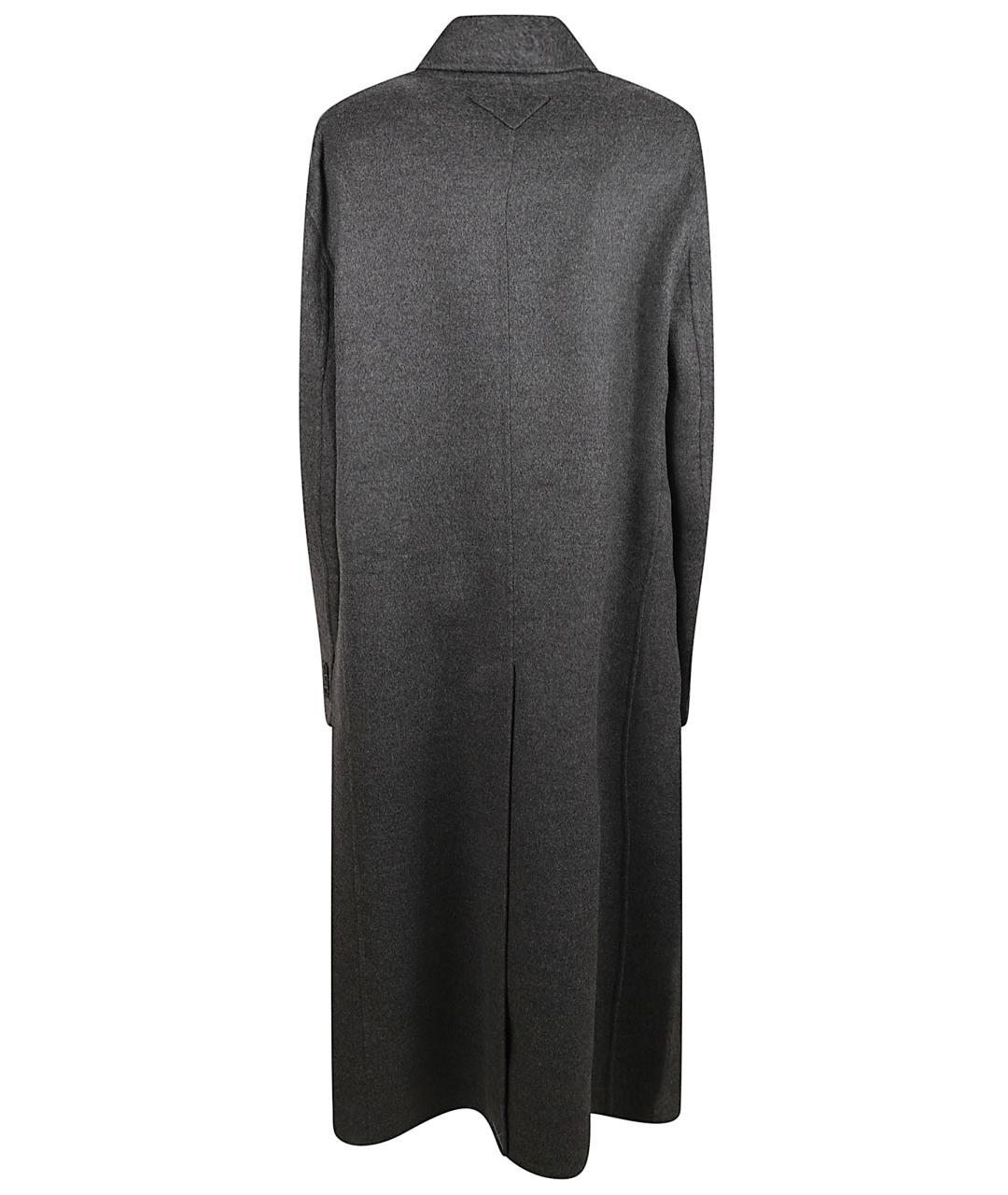 PRADA Серое шерстяное пальто, фото 3