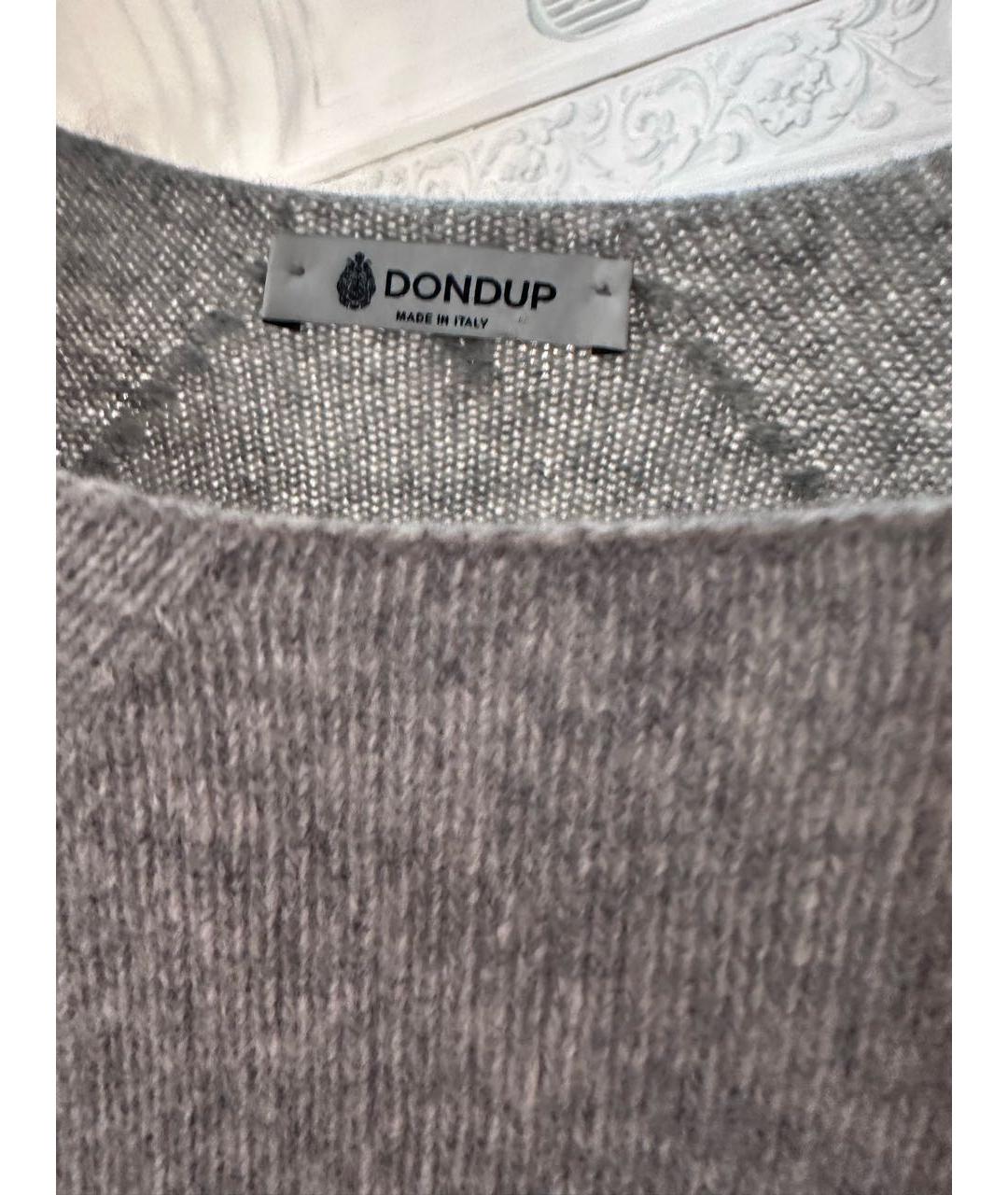 DONDUP Серый шерстяной джемпер / свитер, фото 3