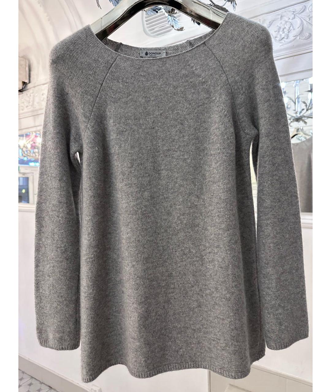 DONDUP Серый шерстяной джемпер / свитер, фото 6