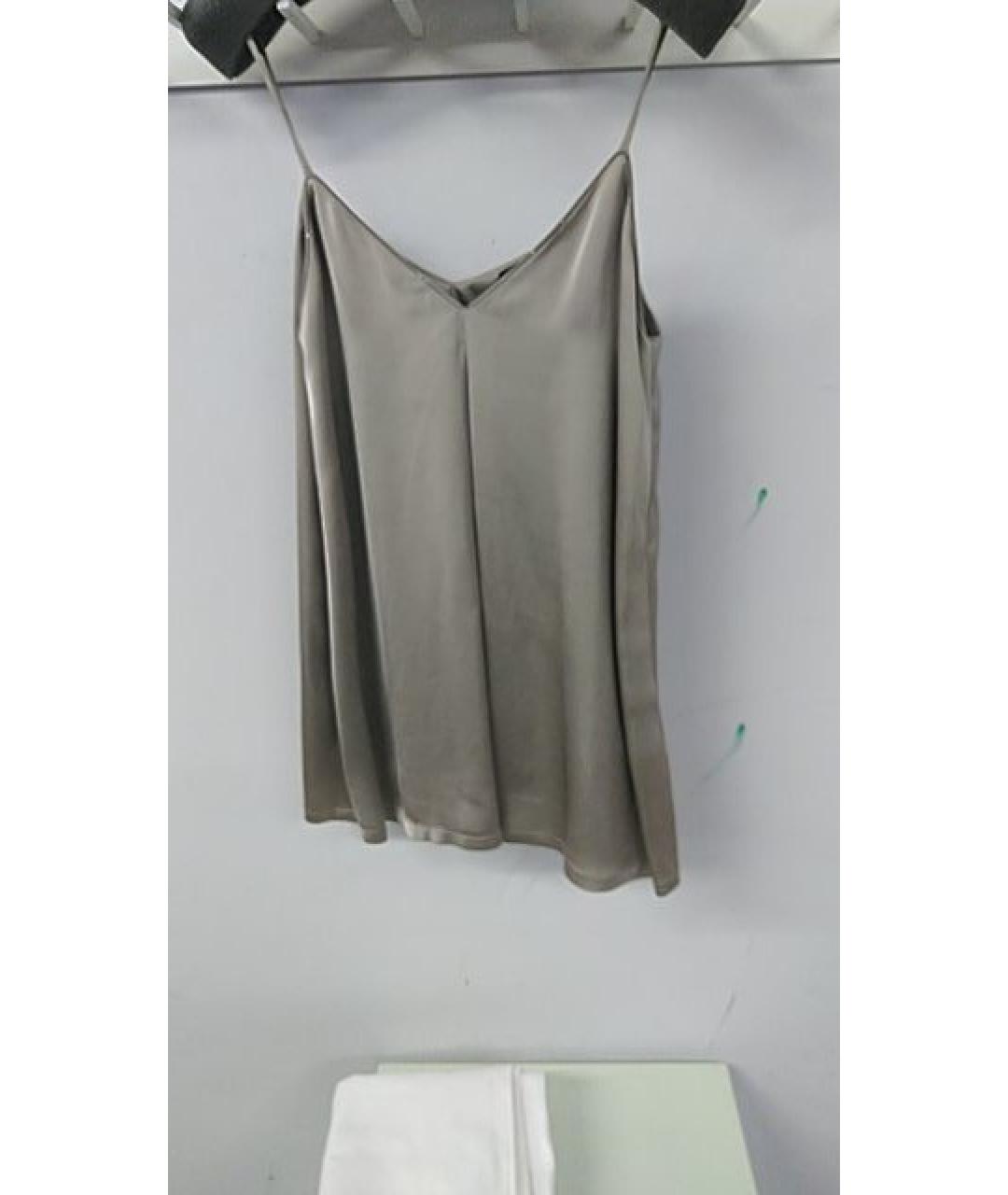 FABIANA FILIPPI Бежевая вискозная майка, фото 3