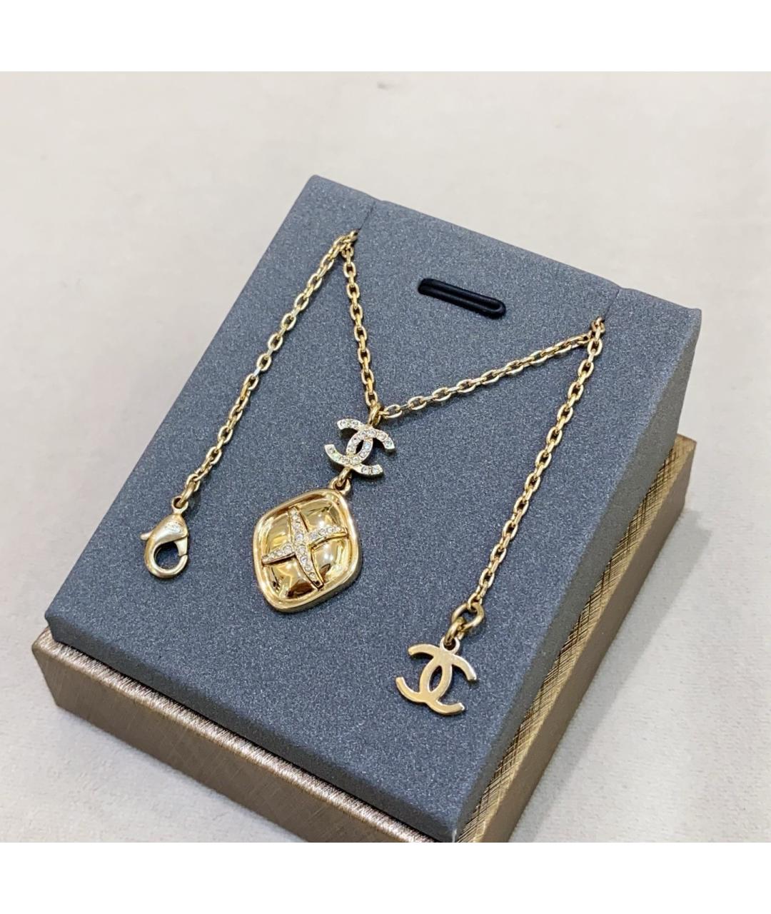 CHANEL Золотое колье, фото 3