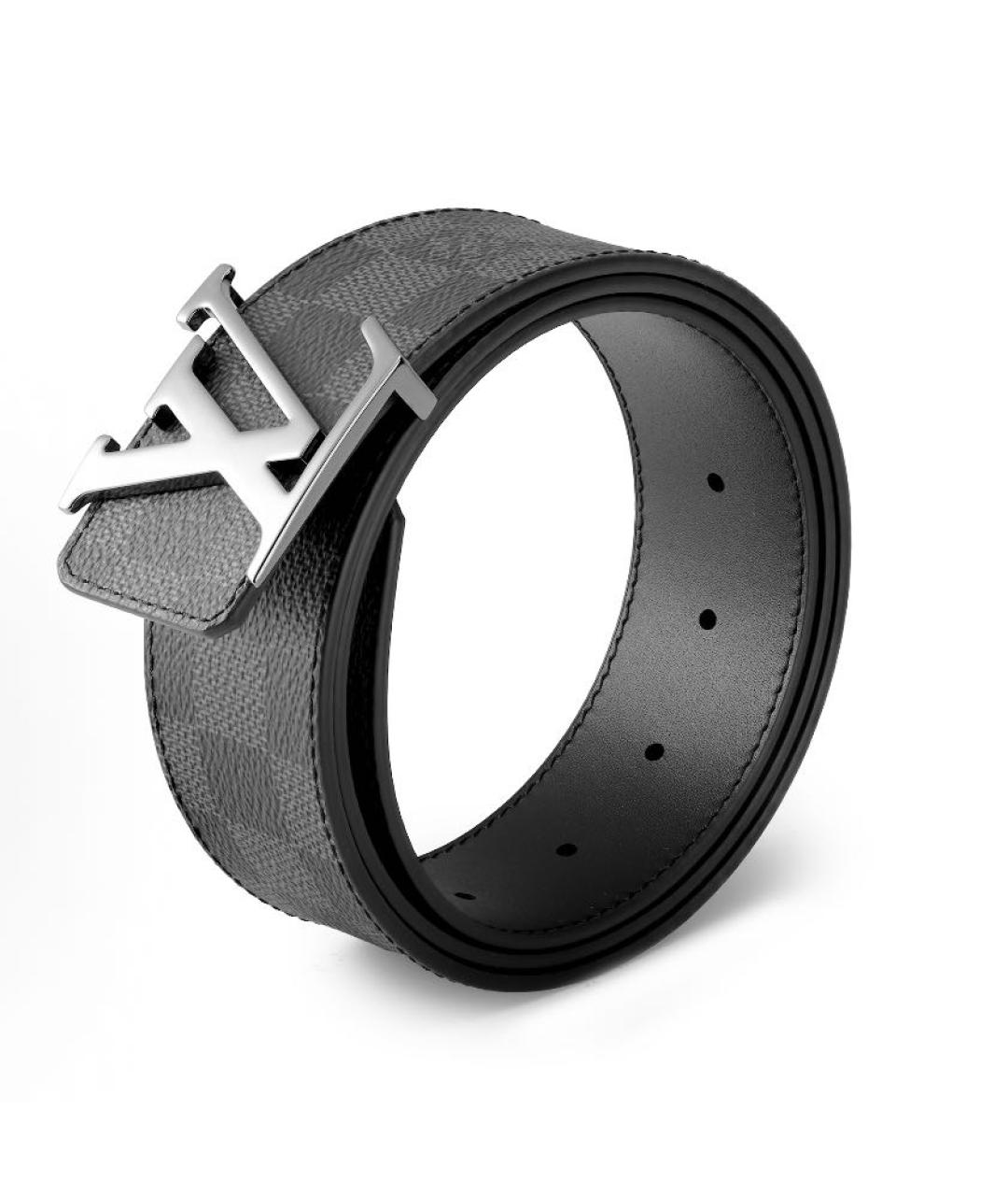 LOUIS VUITTON Черный ремень, фото 2