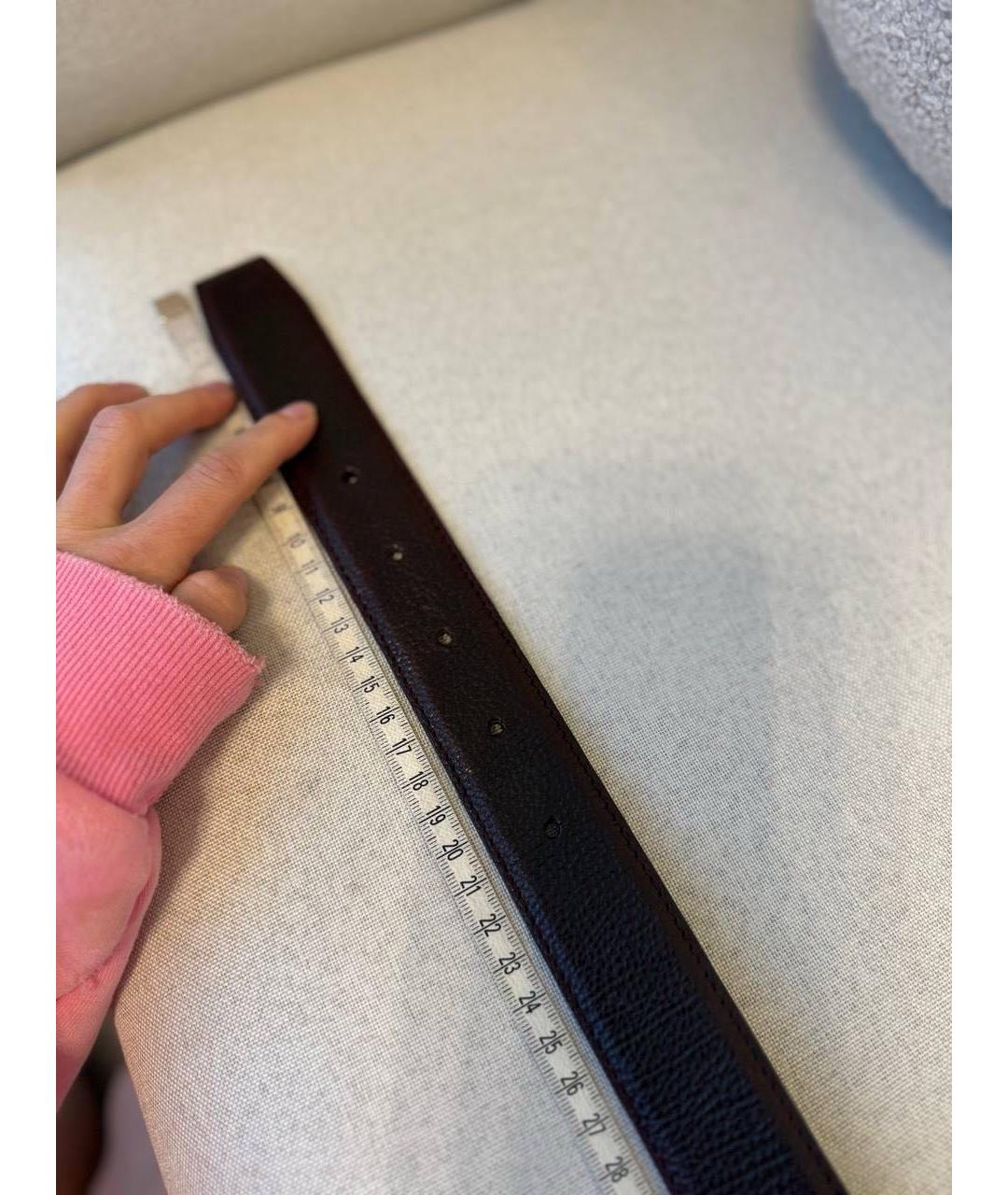 ARTIOLI Коричневый кожаный ремень, фото 5