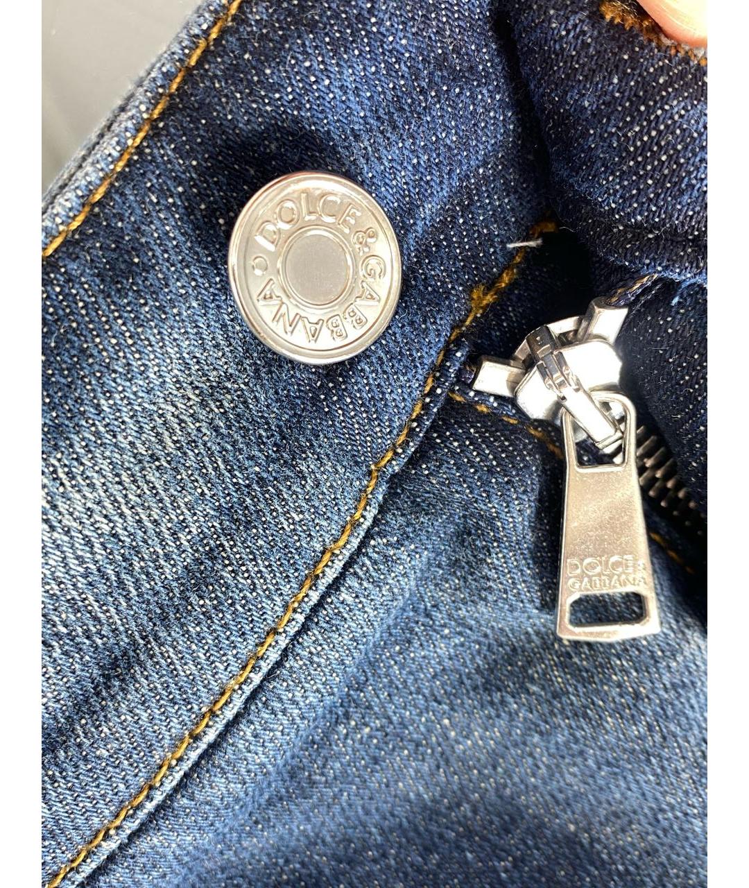 DOLCE&GABBANA Мульти хлопко-эластановая юбка мини, фото 7