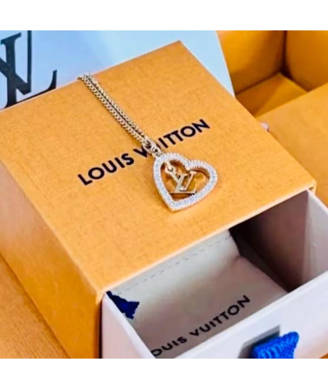 LOUIS VUITTON Золотое колье, фото 4