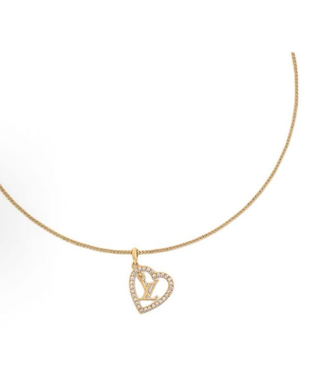 LOUIS VUITTON Золотое колье, фото 2