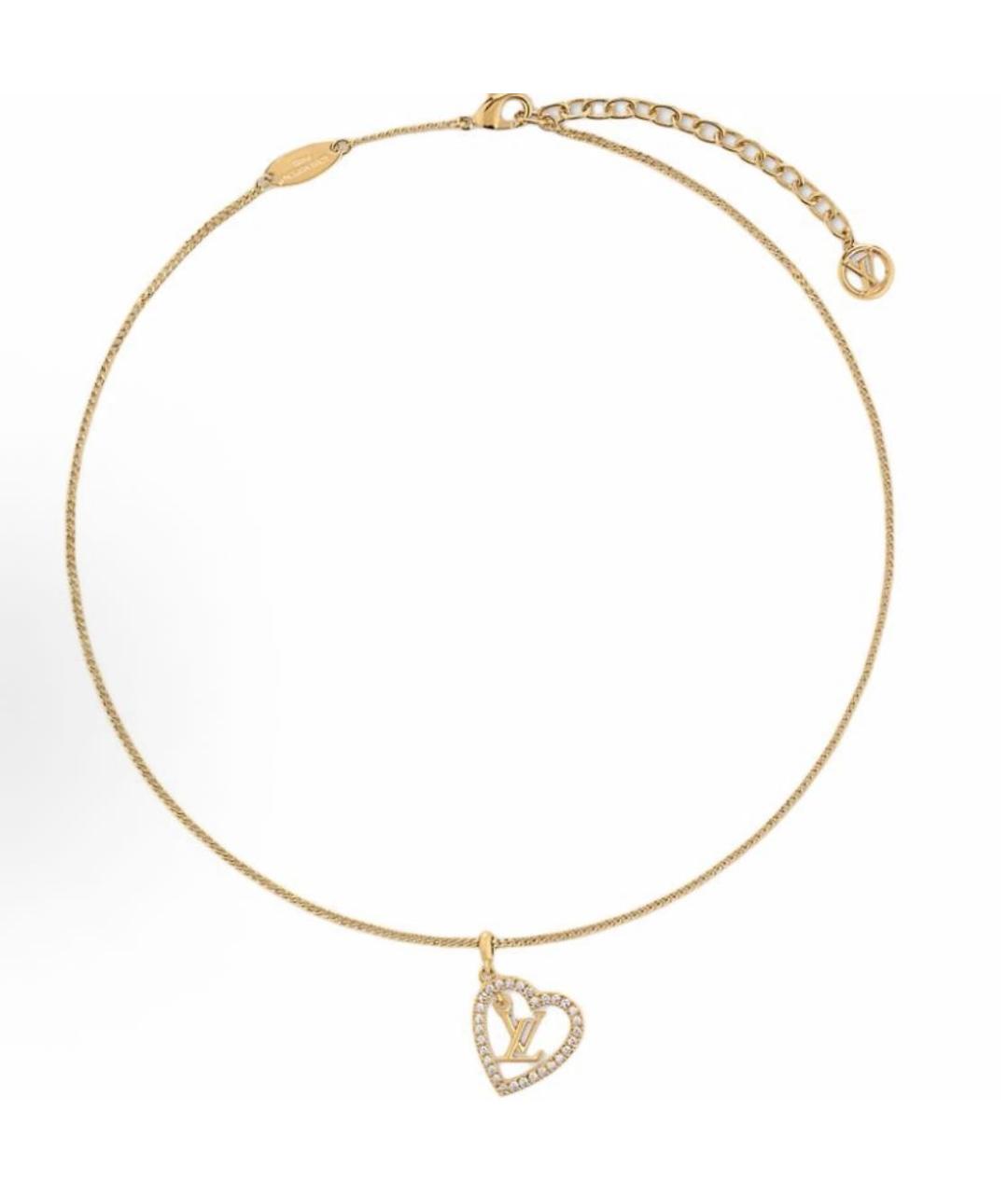 LOUIS VUITTON Золотое колье, фото 5