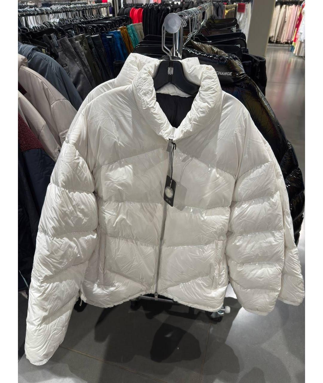 ARMANI EXCHANGE Белый пуховик, фото 8