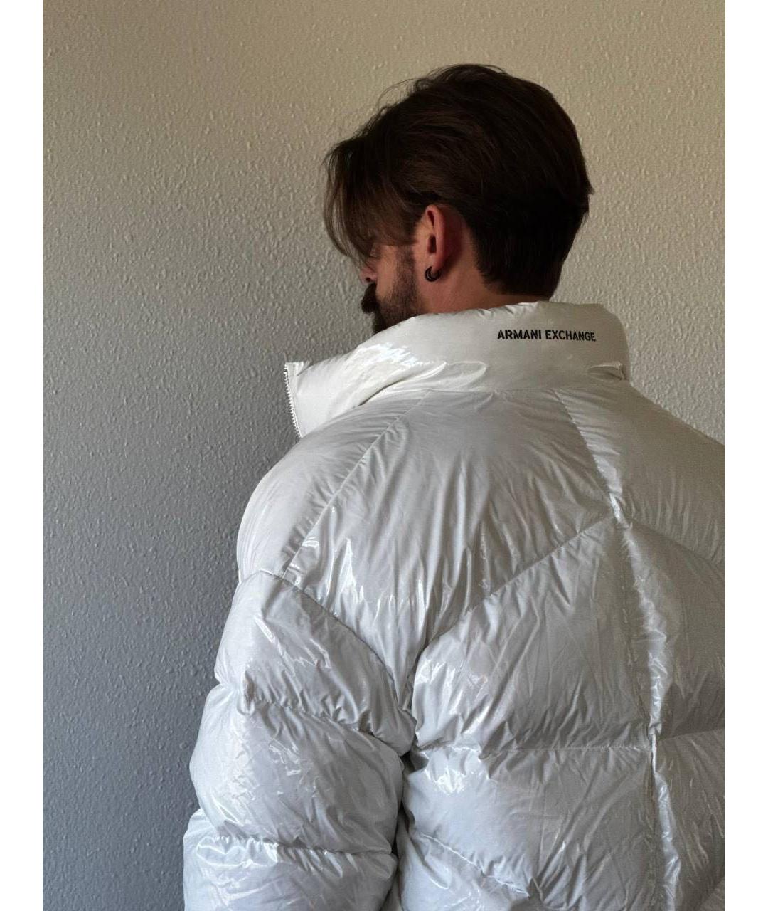 ARMANI EXCHANGE Белый пуховик, фото 6
