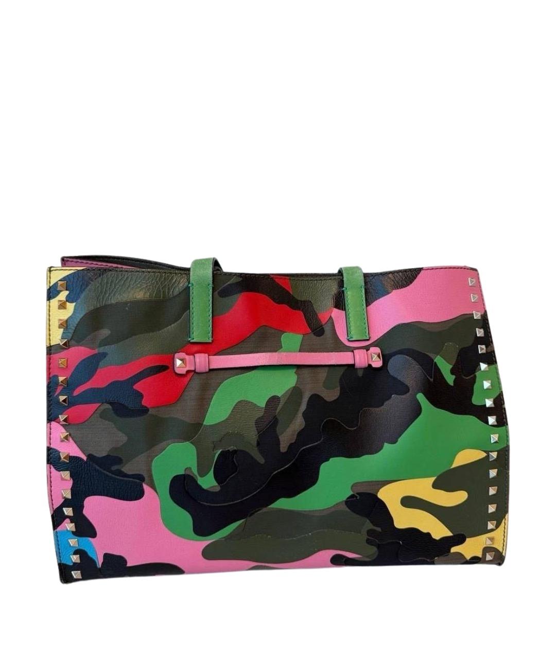 RED VALENTINO Мульти кожаная сумка с короткими ручками, фото 1