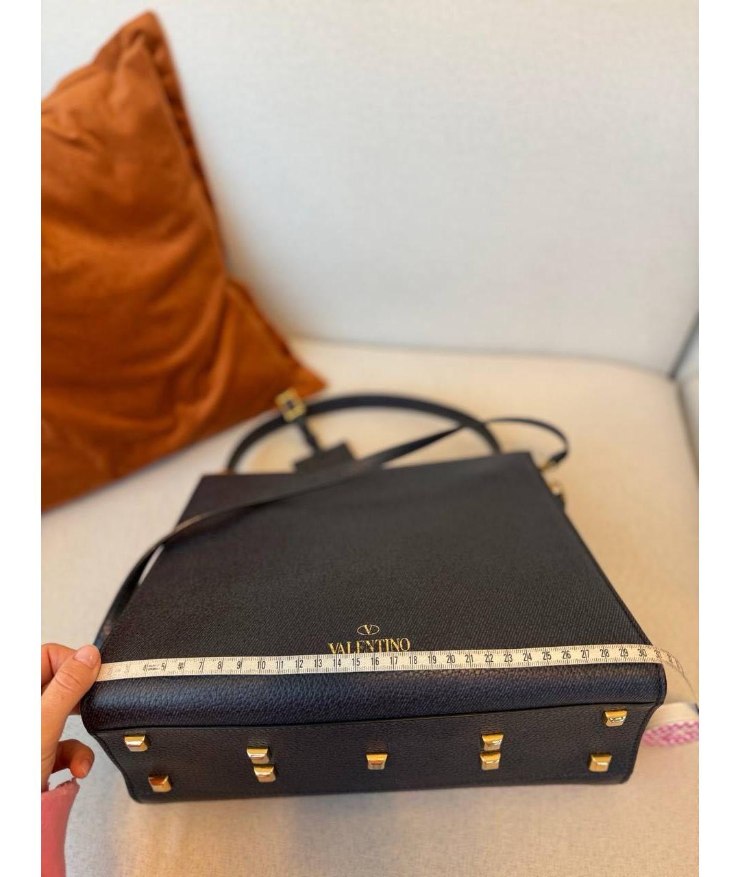 VALENTINO Кожаная сумка с короткими ручками, фото 5
