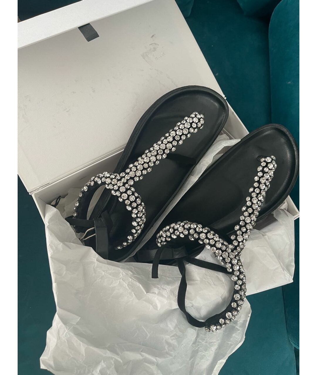 ISABEL MARANT Черные кожаные сандалии, фото 5