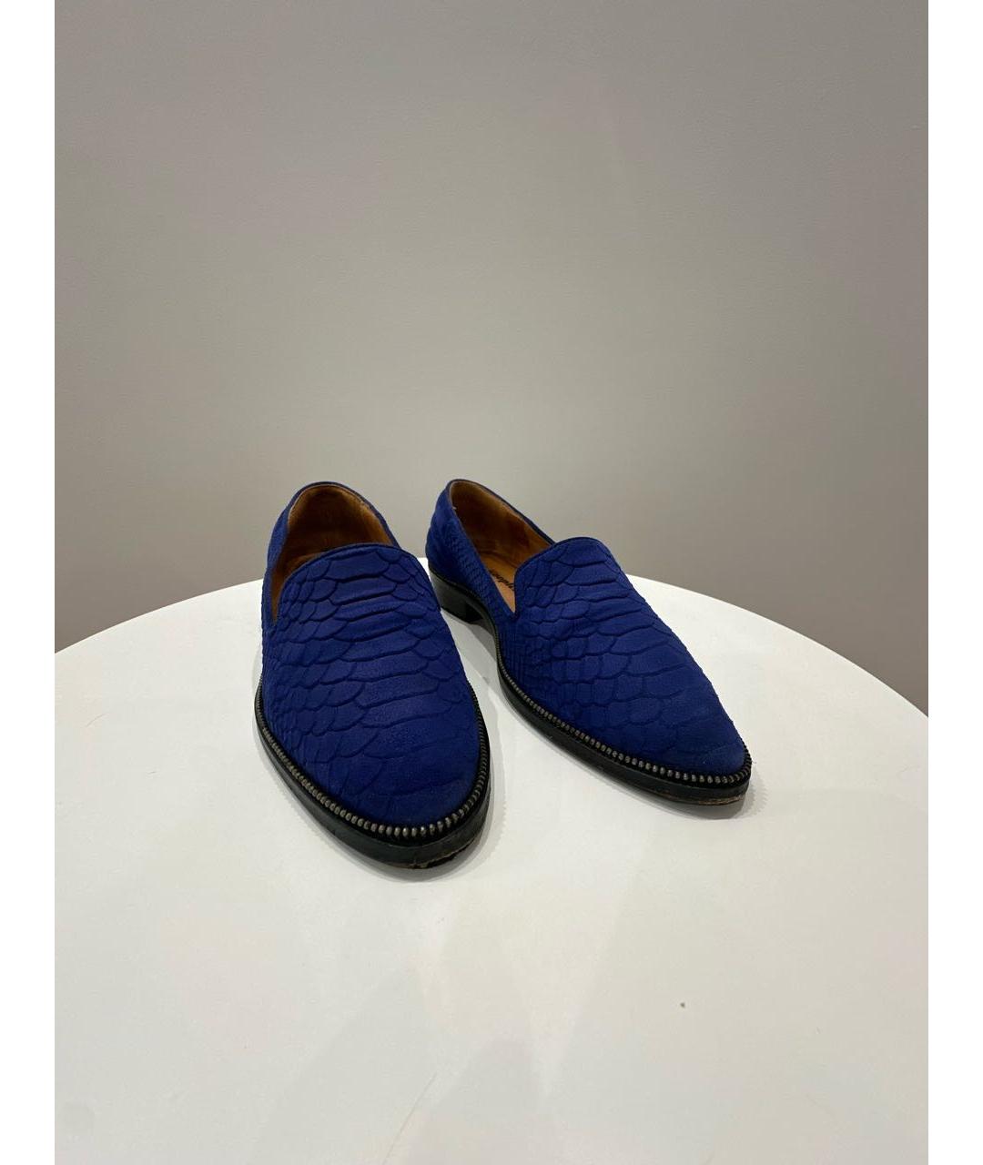 THE KOOPLES Синие замшевые лоферы, фото 2