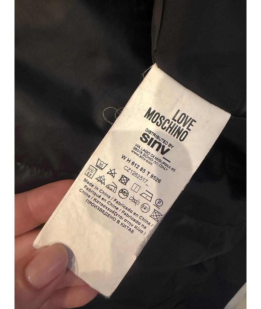 LOVE MOSCHINO Мульти полиэстеровая куртка, фото 5